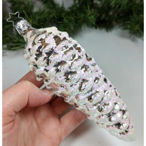 Inge Glas Pinecone Retired Old World Christmas Ornament - Picture 5 of 5